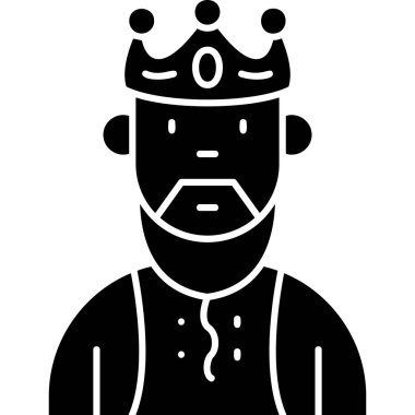 Hükümdarlıktaki bir adamın vektör çizimi