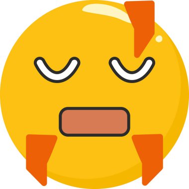 emoji. Web simgesi basit illüstrasyon