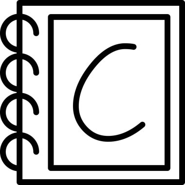 kitap simgesi vektör illüstrasyonu