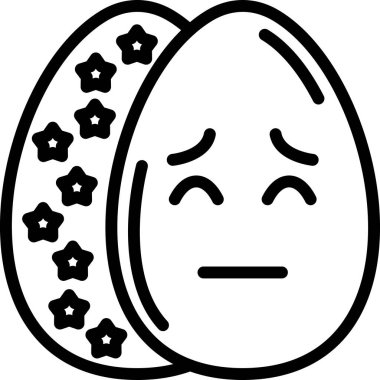 Üzgün Emoji. Basit tasarım