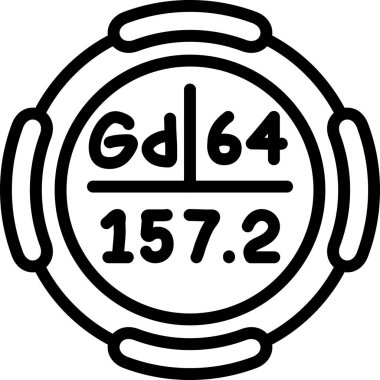 Dijital saatin basit vektör simgesi, 65 yıllık 5, 5, 9, 6 metre