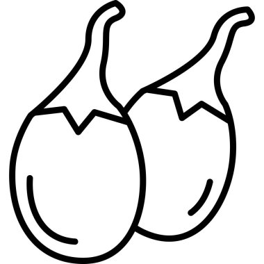 Taze meyve, illüstrasyon, beyaz arkaplanda vektör