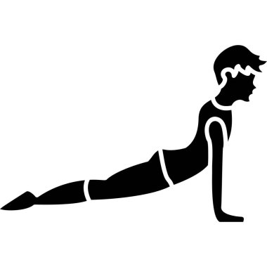 Mat Yoga egzersiz yapıyor kadın