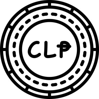 Para için. Web simgesi basit illüstrasyon