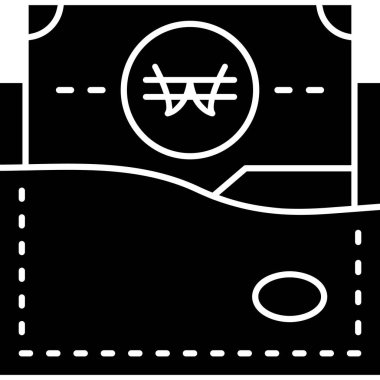 Siyah ve beyaz simgesinin vektör illüstrasyonu