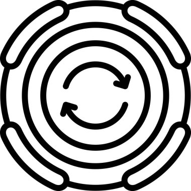 cd disk simgesi, vektör illüstrasyonu