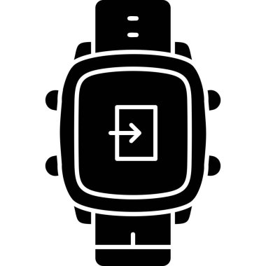 akıllı saat vektör simgesi