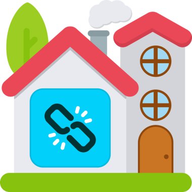 ev inşa etme simgesi - taslak biçimi