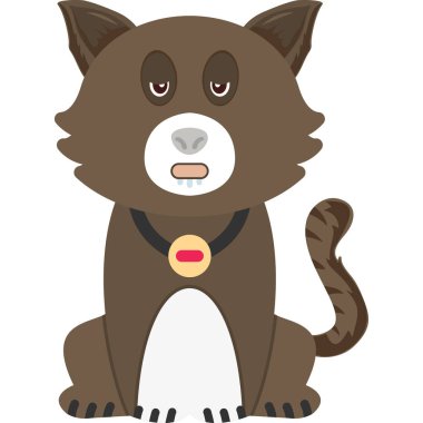 Şirin kedi çizgi film tasarımı