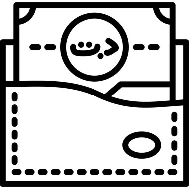 Para için. Web simgesi basit tasarım