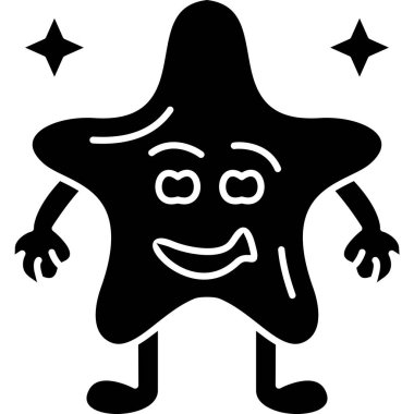 yıldız, web simgesi basit illüstrasyon