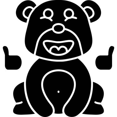 yavru ayı bebek simgesi ana hatlarıyla