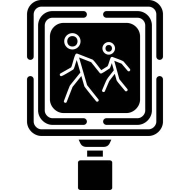 Ailenin izole edilmiş tek bir simgesinin vektör çizimi