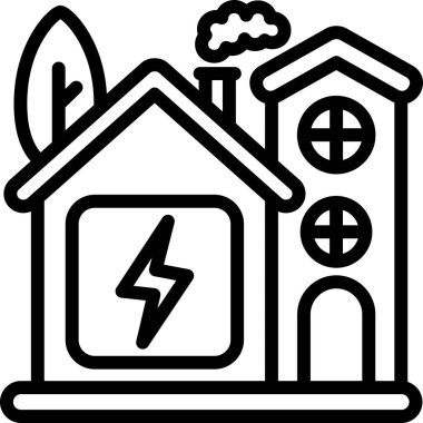 Enerji ekolojisi enerji simgesi ana hat biçiminde