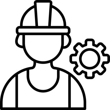 Mühendis adam ikonu