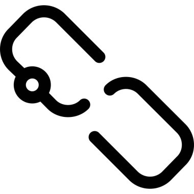 zincir zinciri simgesi ana hat biçiminde