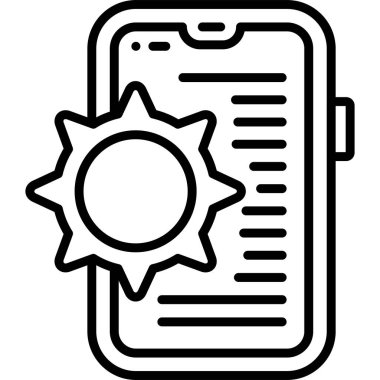 mobil akıllı telefon simgesi, özet biçimi