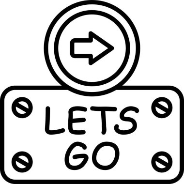 gitmek için git ok simgesi