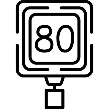 60 derecelik bir simge, özet biçimi