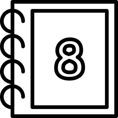 Takvim. Web simgesi basit illüstrasyon