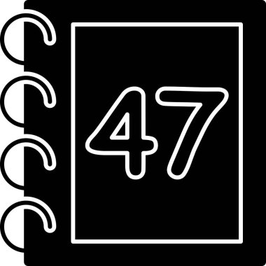 Takvim simgesi vektör illüstrasyonu