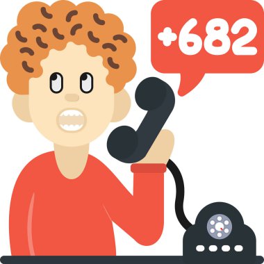 Çağrı merkezi. Müşteri servisi. düz vektör illüstrasyonu