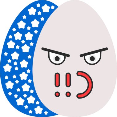 emoji yüz simgesi, vektör illüstrasyonu