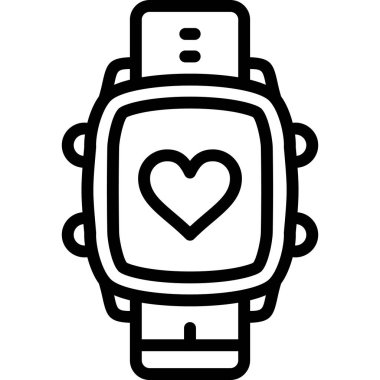 akıllı saat kalp simgesi, özet biçimi