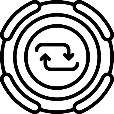 hedef simge vektör illüstrasyonu