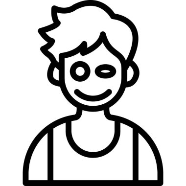 Adamım. Web simgesi basit tasarım