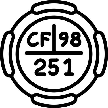 Saat simgesi vektör illüstrasyonu