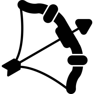 Bir golf ikonunun vektör illüstrasyonu