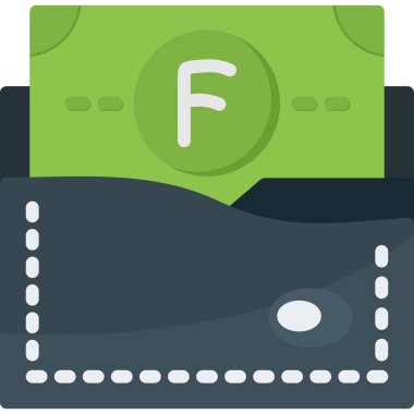 Kart nakit simgesi düz stil