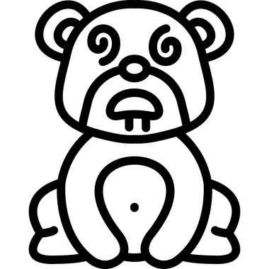 Ayı Çin Yeni Yıl ikonu