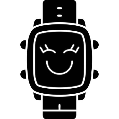 akıllı saat simgesi, basit tasarım