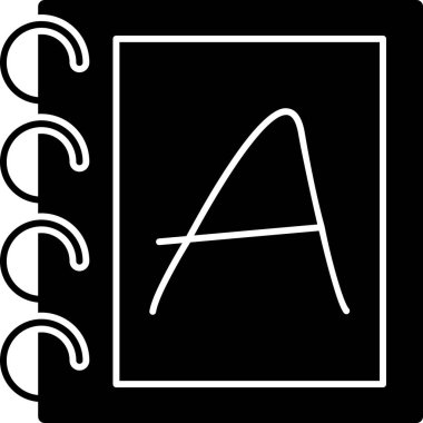 kitap simgesi, vektör illüstrasyonu