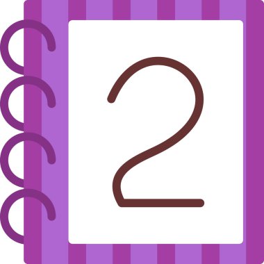 Takvim. Web simgesi basit illüstrasyon