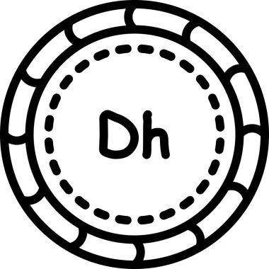Bir kumarhane simgesinin vektör illüstrasyonu