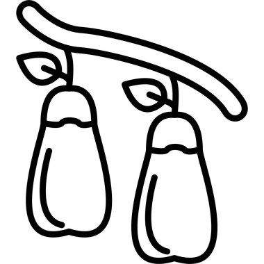 Çizgi film yılbaşı ışıklarının vektör çizimi