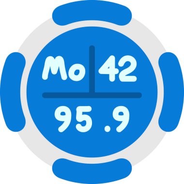 Bir saat simgesinin vektör illüstrasyonu