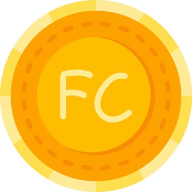 Bitcoin vektör simgesi. biçim düz sembol, sarı renk, yuvarlak açılar, beyaz arkaplan.