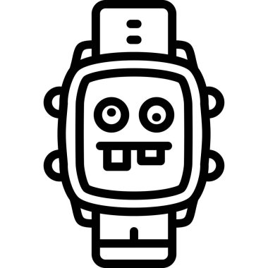 Robot simgesi, vektör çizimi