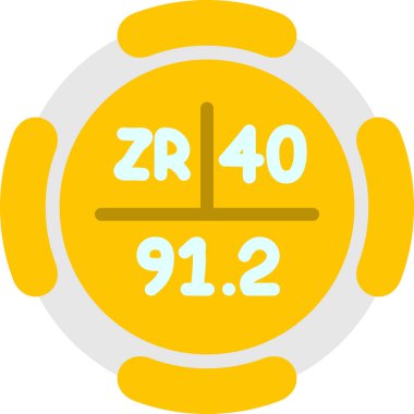 Kronometre simgesi. düz dizayn
