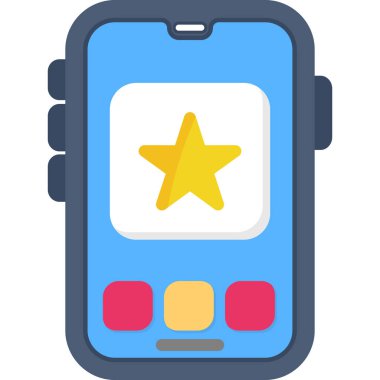 Yıldız telefonu. Basit resimleme