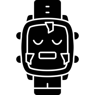 kızgın yüz simgesi vektörü