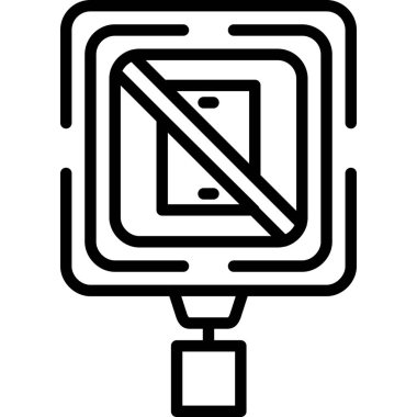 Otopark simgesi vektör çizimi yok