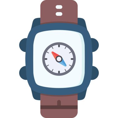 vektör düz renk simgesini izle