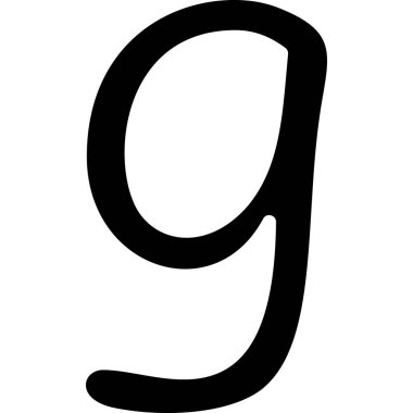 yazı tipi simgeleri vektör illüstrasyonu