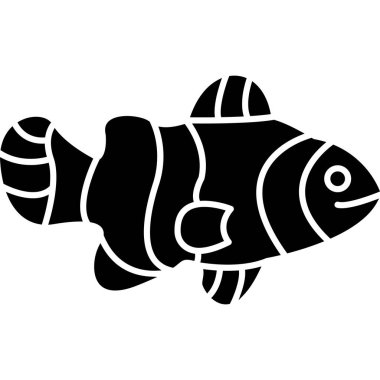 beyaz arkaplanda balık vektör illüstrasyonu