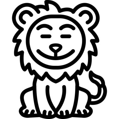 Aslan yüzü simgesi, özet biçimi